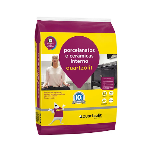 Saco de Argamassa Quartzolit para porcelanatos e cerâmicas internos. O produto é recomendado para pisos e paredes. O artigo detalha qual argamassa usar para porcelanato e os tipos de argamassa (AC1, AC2, AC3) em promoção black friday. Saco de Argamassa Quartzolit para porcelanatos e cerâmicas internos. O produto é recomendado para pisos e paredes. O artigo detalha qual argamassa usar para porcelanato e os tipos de argamassa (AC1, AC2, AC3) em promoção black friday.