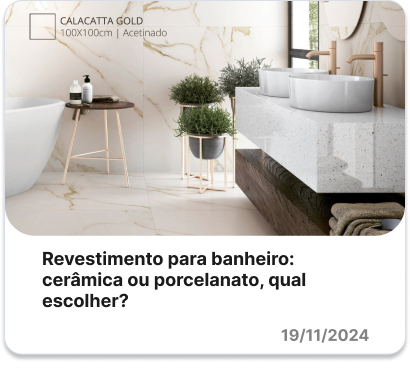 Revestimento para banheiro: cerâmica ou porcelanato, qual escolher?